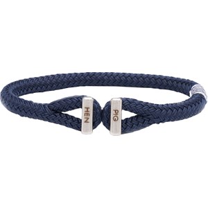 Pig & Hen - Rope Bracelets - Navy | Silver Icy Ike